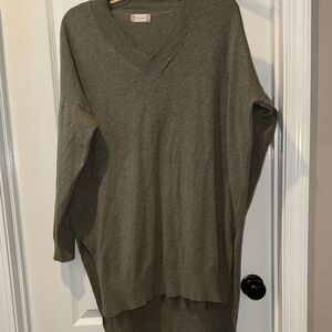 Altar'd State Olive V-Neck Sweater